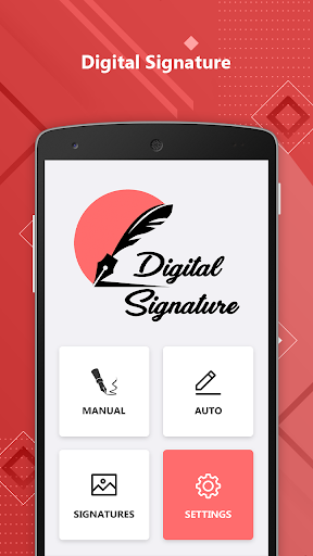 Android application Signature App - Signature Crea screenshort
