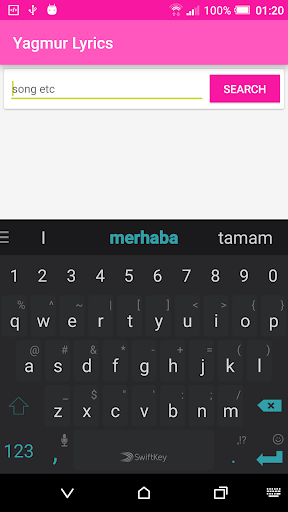 Android application Jumbo Müzik - Lyrics screenshort