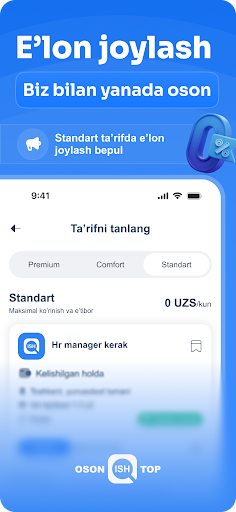 OSON ISH TOP - VAKANSIYALAR