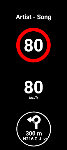 Android application HUD Speed Limits screenshort