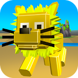 Pixel Lion Survival Simulator icon