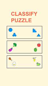 Classify Puzzle: Food & Fruit