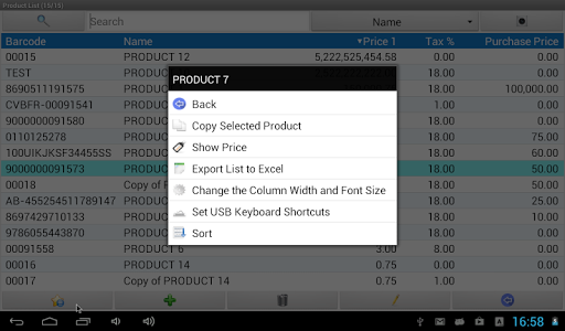 POS-Point of Sale With Barcode