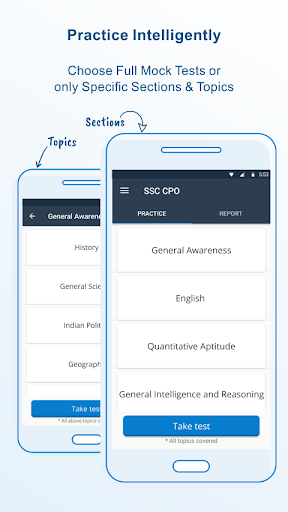 SSC CPO SI Preparation Tests Screen 3