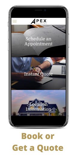 Android application Apex Booking screenshort