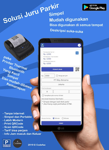 Android application Parman - Jagonya Juru Parkir screenshort