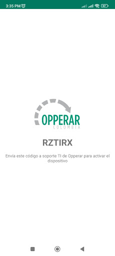 Android application CT Opperar screenshort