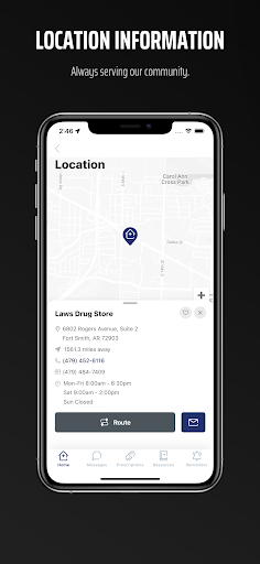 Laws Drug Store Screen 2