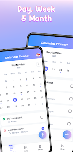 Calendar Planner, Agenda Notes