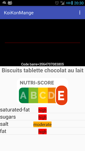 Android application WhatWeEat screenshort