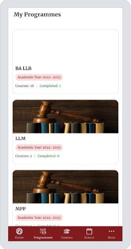 NLSIU Screen 3