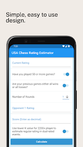 USA Chess Rating Estimator