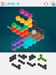 Hexagon Graph: Drag & Drop Geometry Puzzle