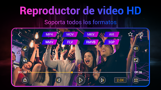 Snímek obrazovky 1 Reproductor de video HiPlayer android