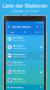 Internet-Radio "Hören Sie FM" Screenshot