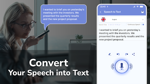 Speech To Text Converter Screenshot 1 - AppWisp.com
