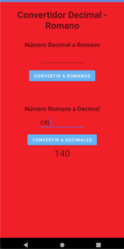 Convertidor Romano-Decimal Screen 3