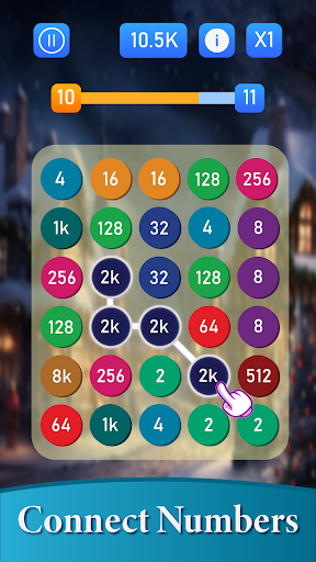Android application Connect Numbers Game screenshort
