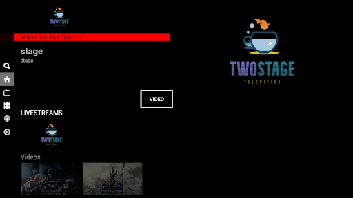 Android application Two Stage TV screenshort