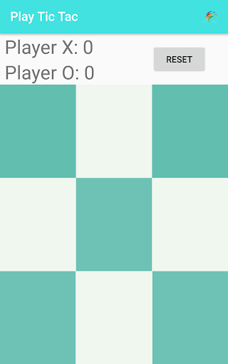 Android application Tic Tac Toe game screenshort