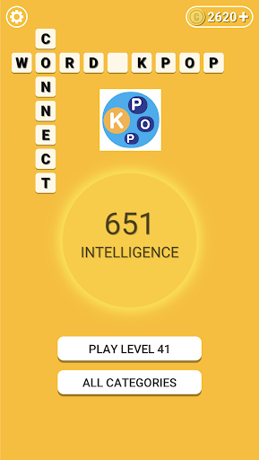 Android application Word Kpop Connect screenshort