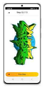 Captura 4 Dibujar letras de graffiti - G android