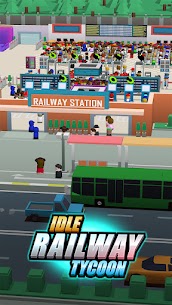 Idle Railway Tycoon v1.2.5.5068  MOD APK (Unlimited Money) Free For Android 8