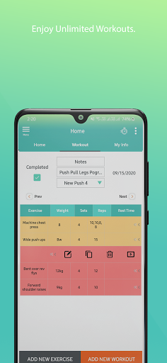 Android application The Client Notebook screenshort