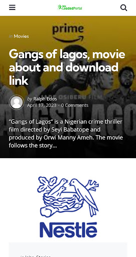 Android application Naija Loaded Portal screenshort