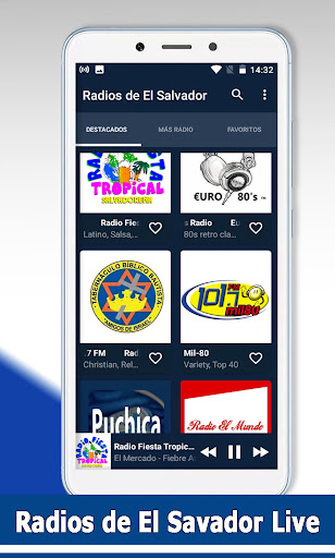 Android application Radios de El Salvador screenshort