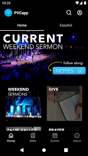 Android application Palm Valley Church - Texas screenshort
