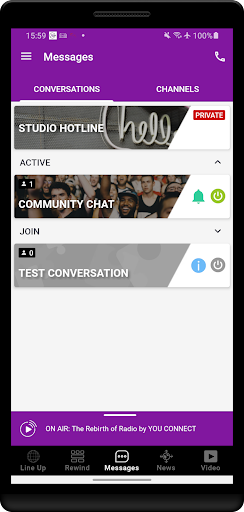 YOU CONNECT Screen 2
