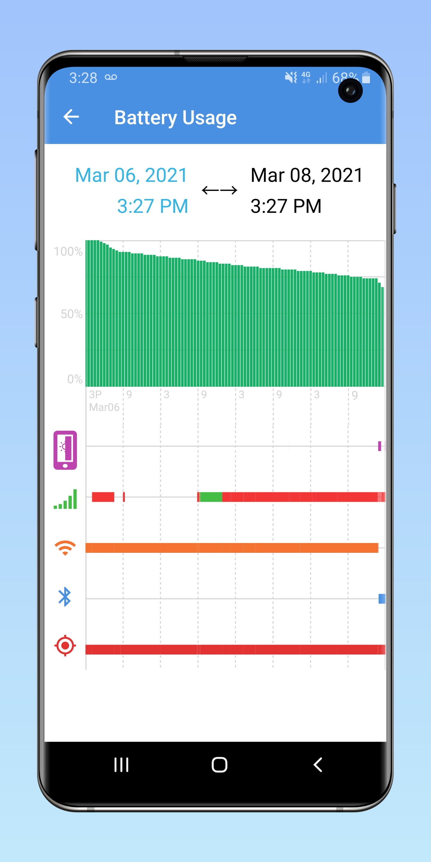 Android application Battery Widget & Signal Finder screenshort