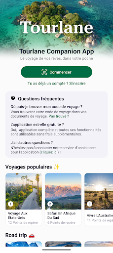 Aperçu de l'application