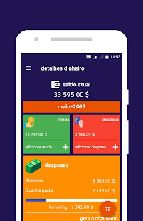 Visualização do aplicativo