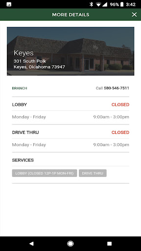 High Plains Bank Mobile App Screen 3