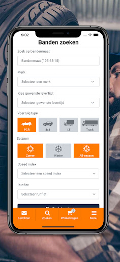 Android application Banden Express screenshort
