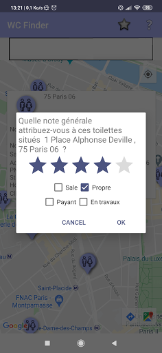 WC Finder Screen 2
