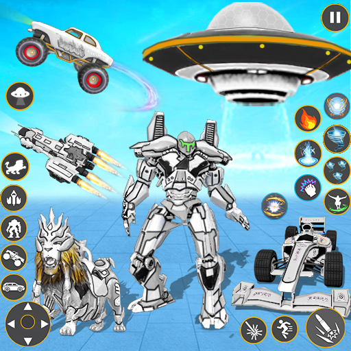 Space Robot Transform Games 3D logo