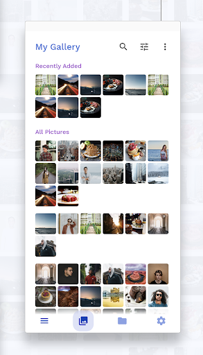 Android application Gallery - Photo Gallery, Vault screenshort