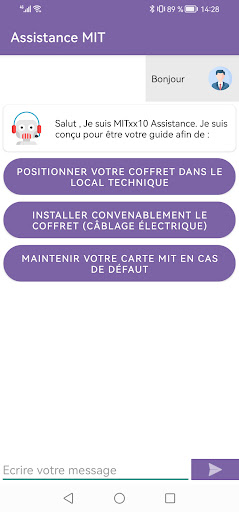 Android application Mit assistance screenshort