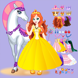 White Horse Princess Dress Up Mod Apk