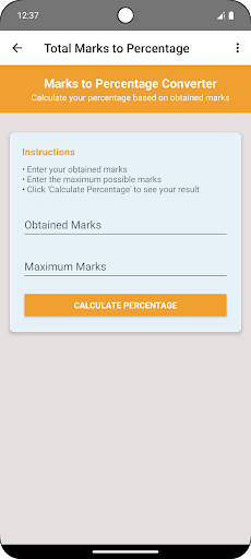Result Percentage Calculator