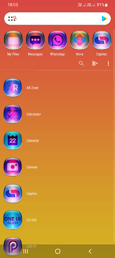 Colorful Glass ONE UI IconPack screenshot 14