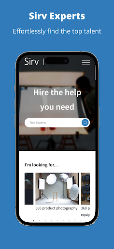 Android application Sirv Experts screenshort