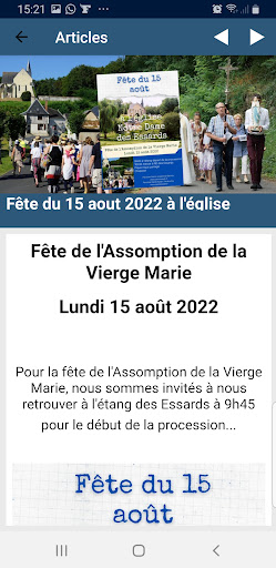 Paroisse digitale Screen 2