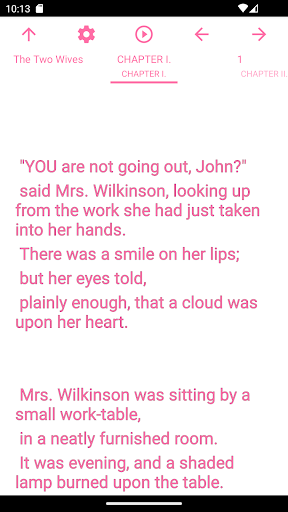 Android application zBook: The Two Wives screenshort