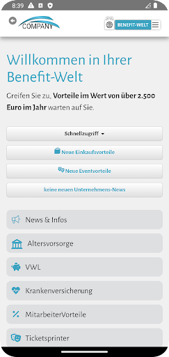 Company-Welt Screen 3
