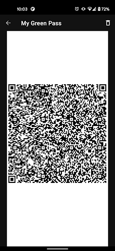 My Green Pass Screen 2