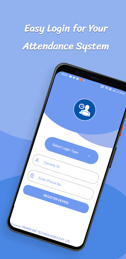 Android application Employee Attendance screenshort